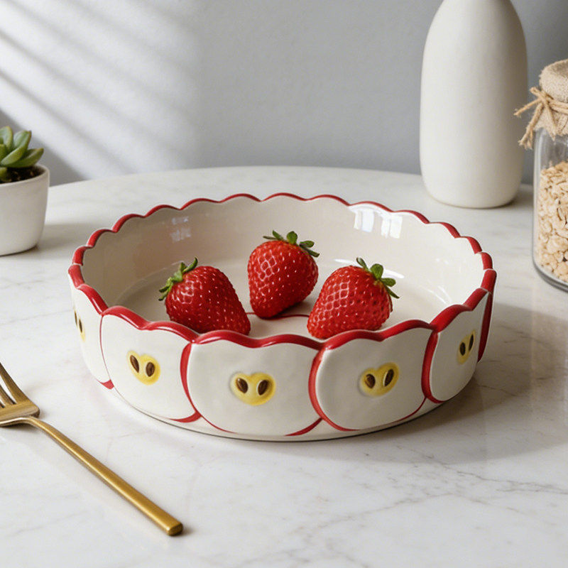Kitchen Baking Table - Plato de cerámica con forma de