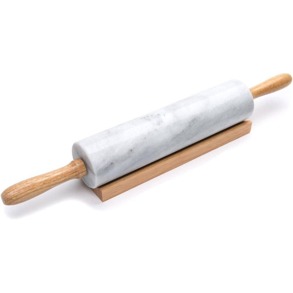 Rolling Pin Marble - Rodillo de amasar de mármol blanco