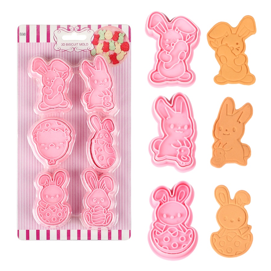 Baking Kitchen Set - 6 unids/set cortadores de galletas de