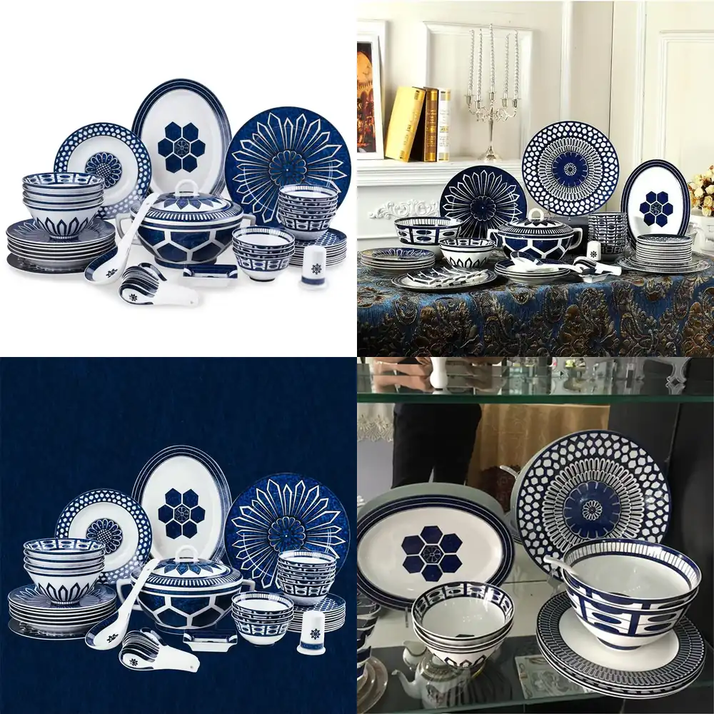 Kitchen Utensils - Juego de Vajilla de 58 Piezas,