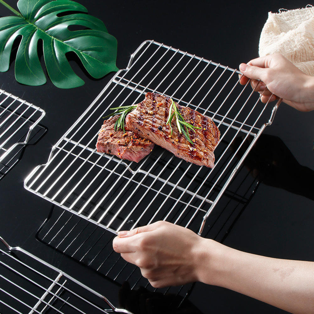 Kitchen Q - Estera de malla para barbacoa de