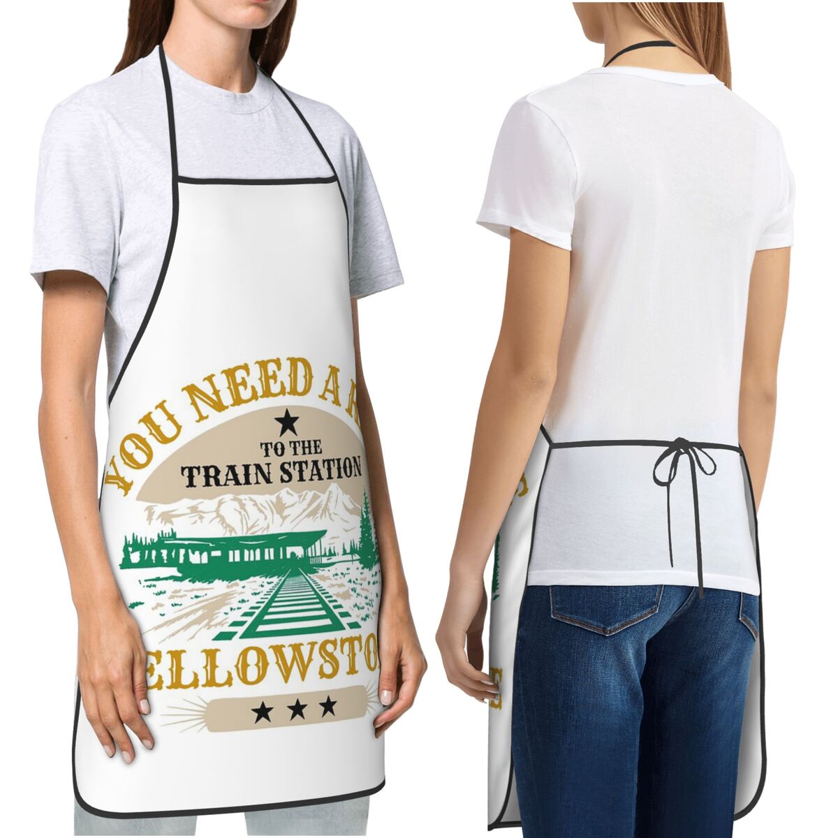 Delantal Yellowstone que neces - Kitchen With Baking Station reseña y precio