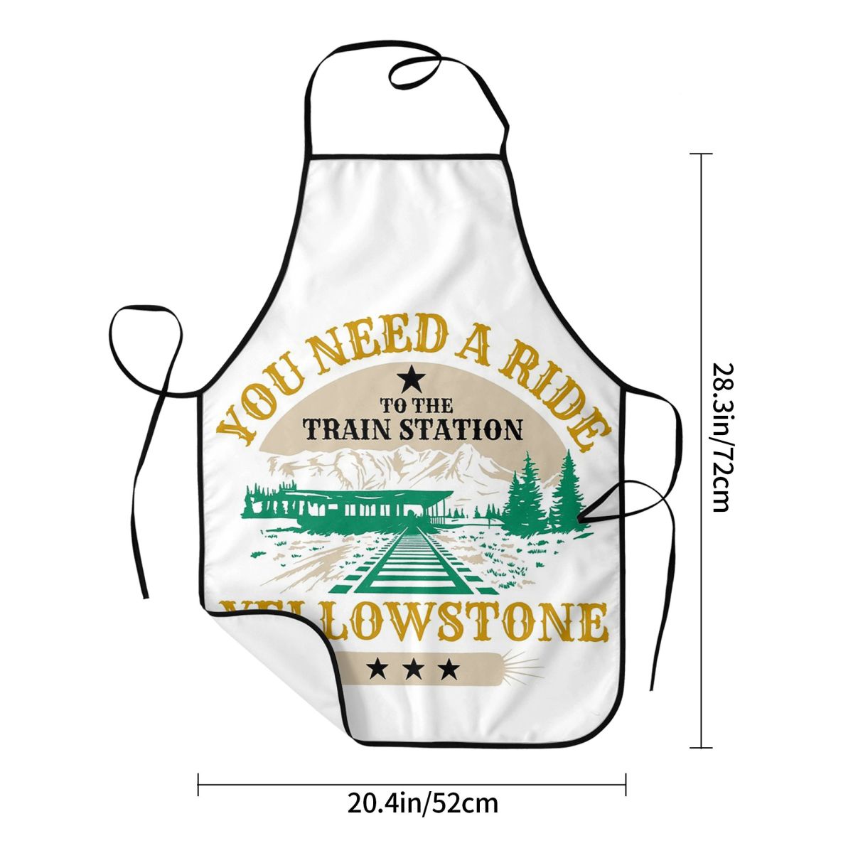 Delantal Yellowstone que neces - Kitchen With Baking Station reseña y precio