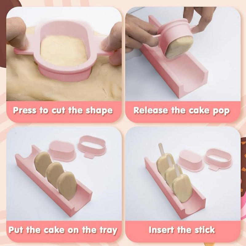 Juego de moldes para cake pops - Kitchen Baking Tray Set reseña y precio
