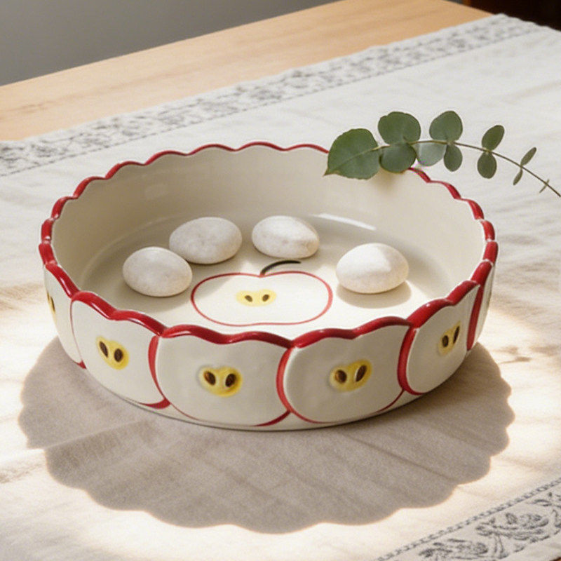 Plato de cerámica con forma de - Kitchen Baking Table reseña y precio