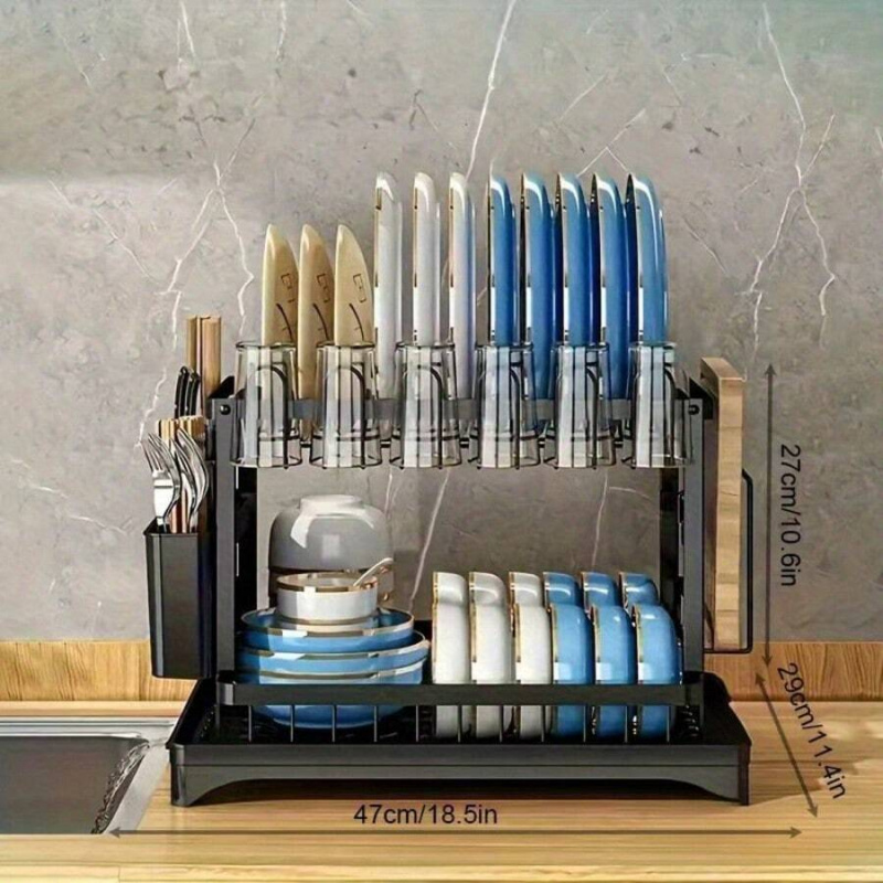 Escurridor de platos de acero  - Kitchen Utensils reseña y precio