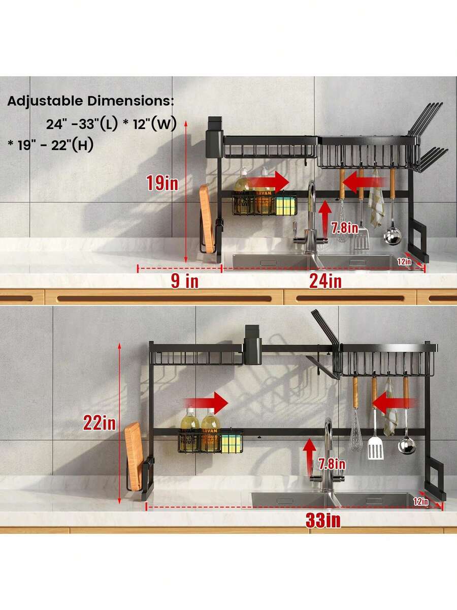 Escurridor de Platos de 2 Nive - Kitchen Utensils reseña y precio