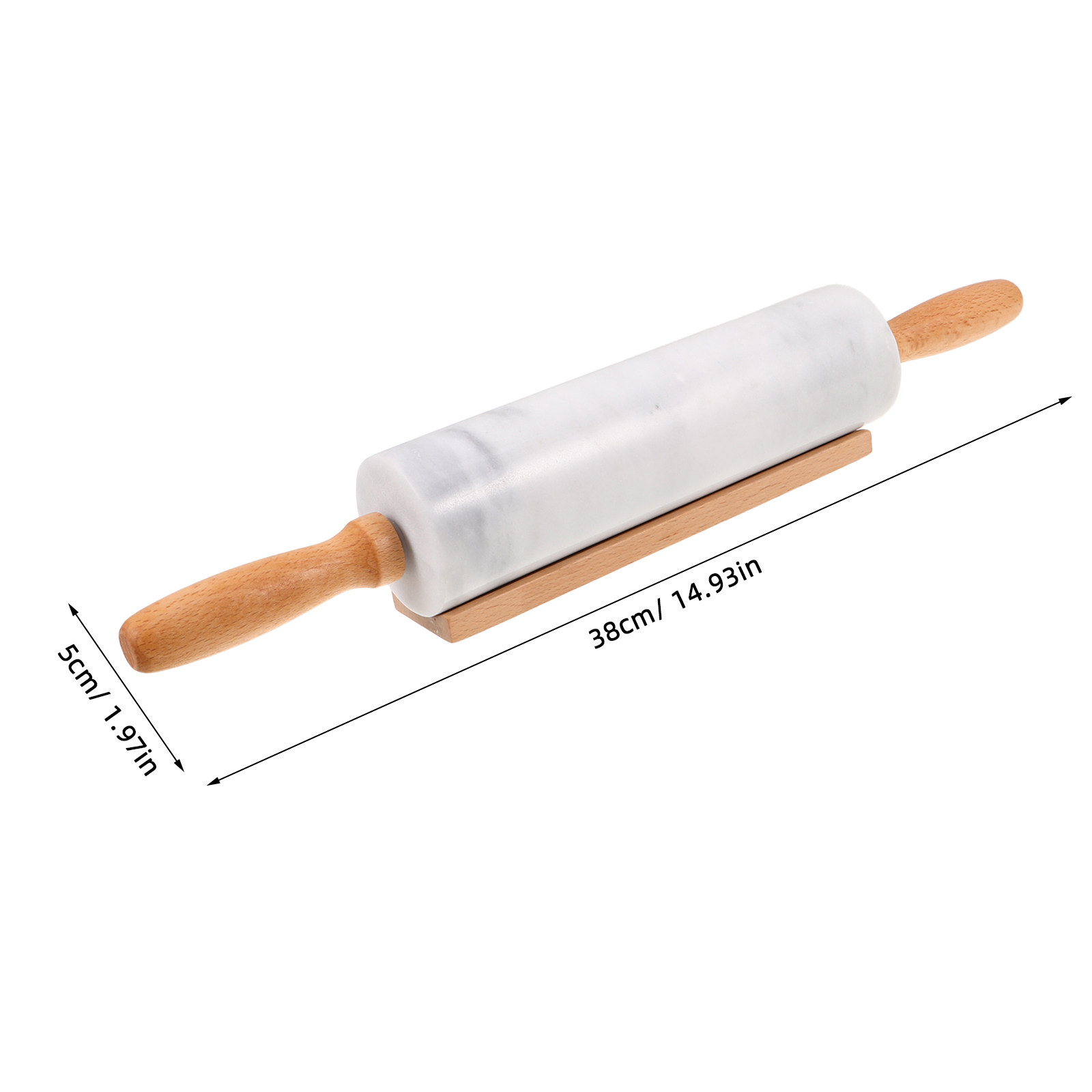 Rodillo de amasar de mármol de - Rolling Pin Marble reseña y precio
