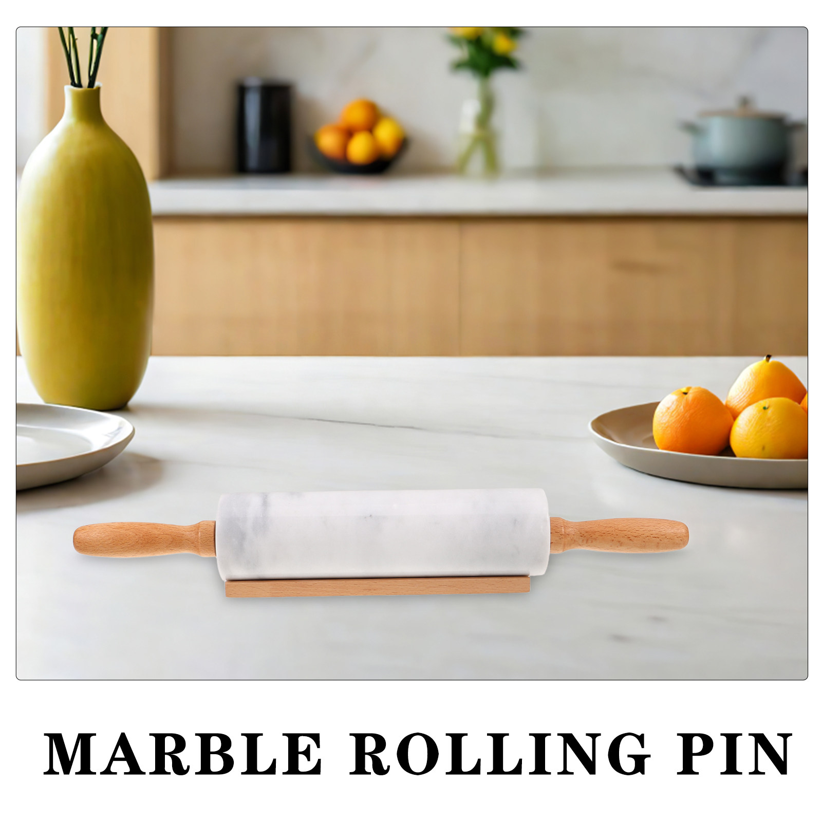 Rodillo de amasar de mármol de - Rolling Pin Marble reseña y precio