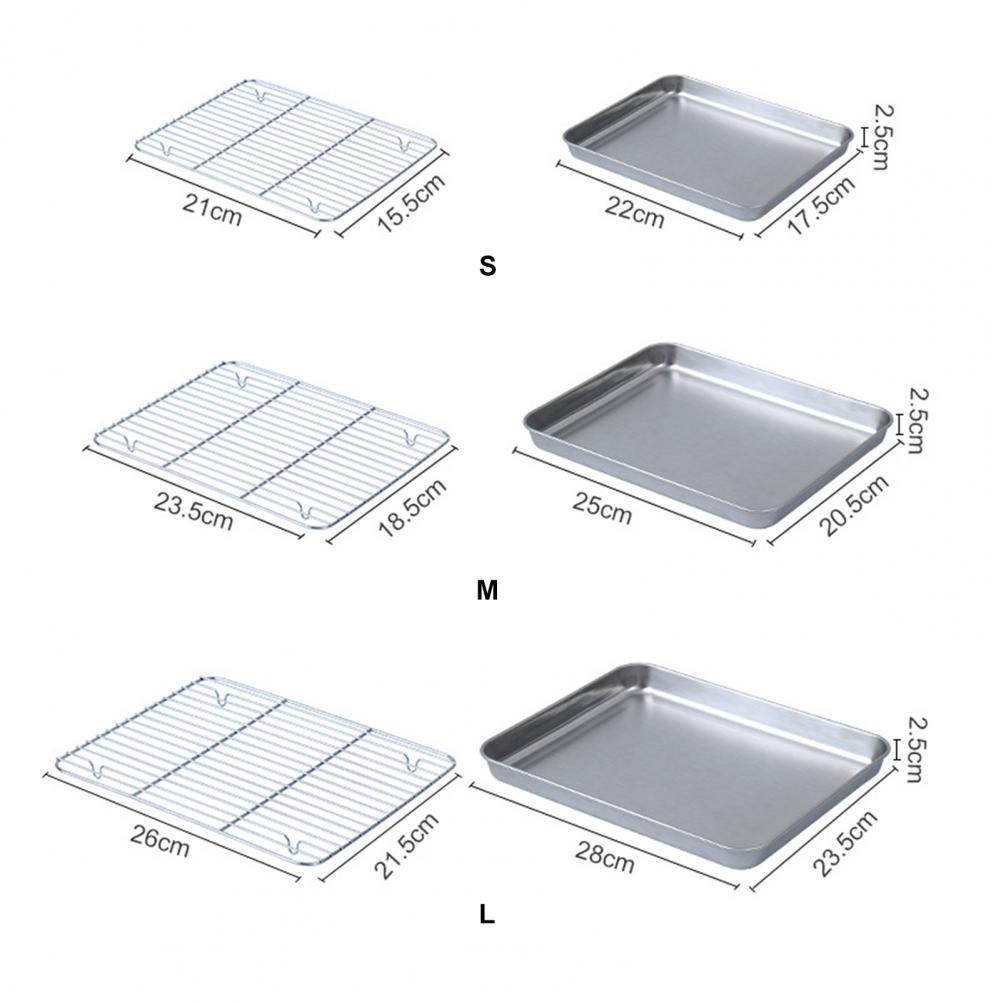Juego de rejilla para horno de - Kitchen Baking Tray Set reseña y precio