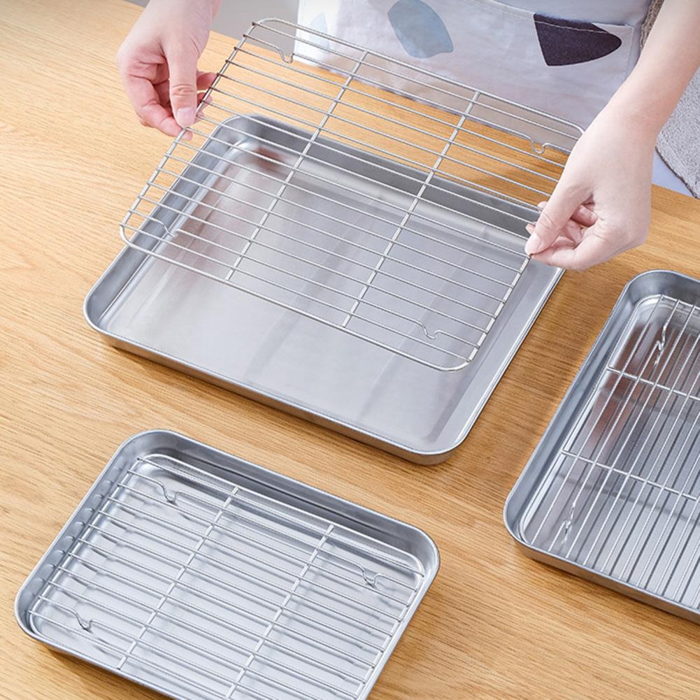 Juego de rejilla para horno de - Kitchen Baking Tray Set reseña y precio