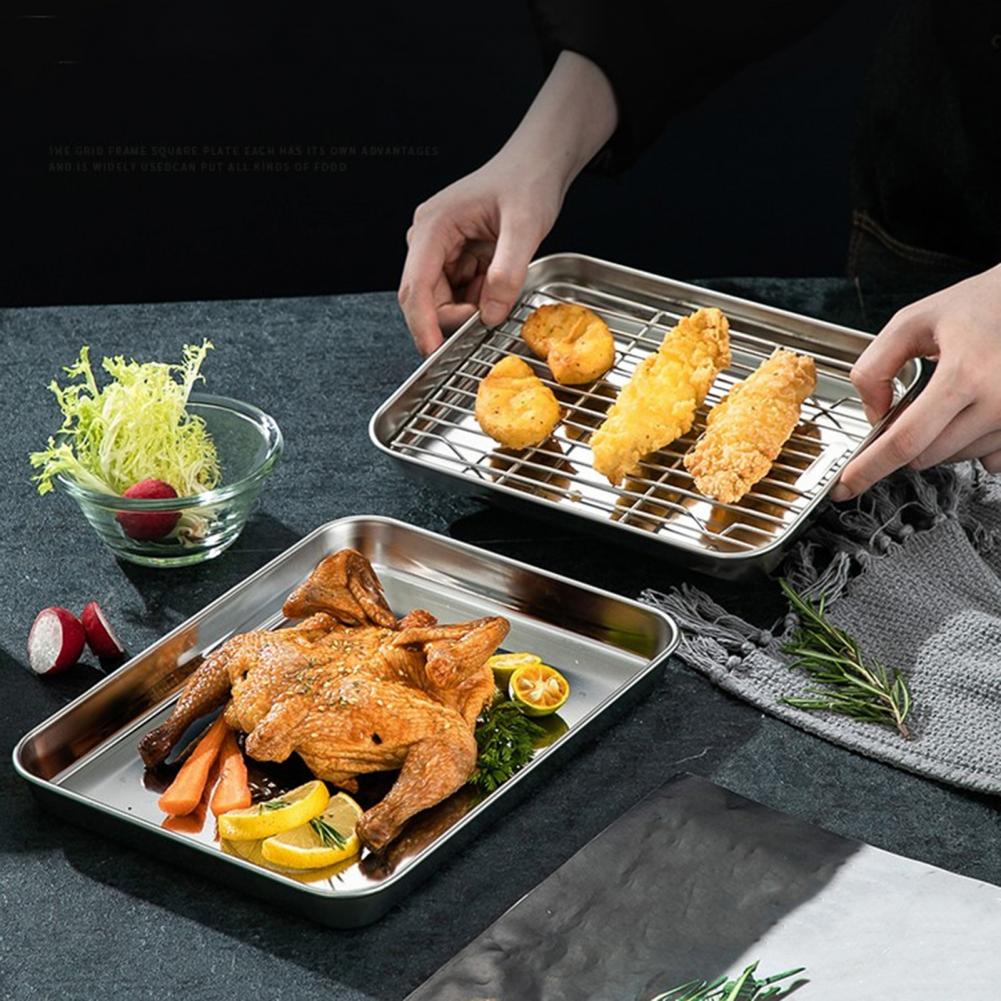 Juego de rejilla para horno de - Kitchen Baking Tray Set reseña y precio
