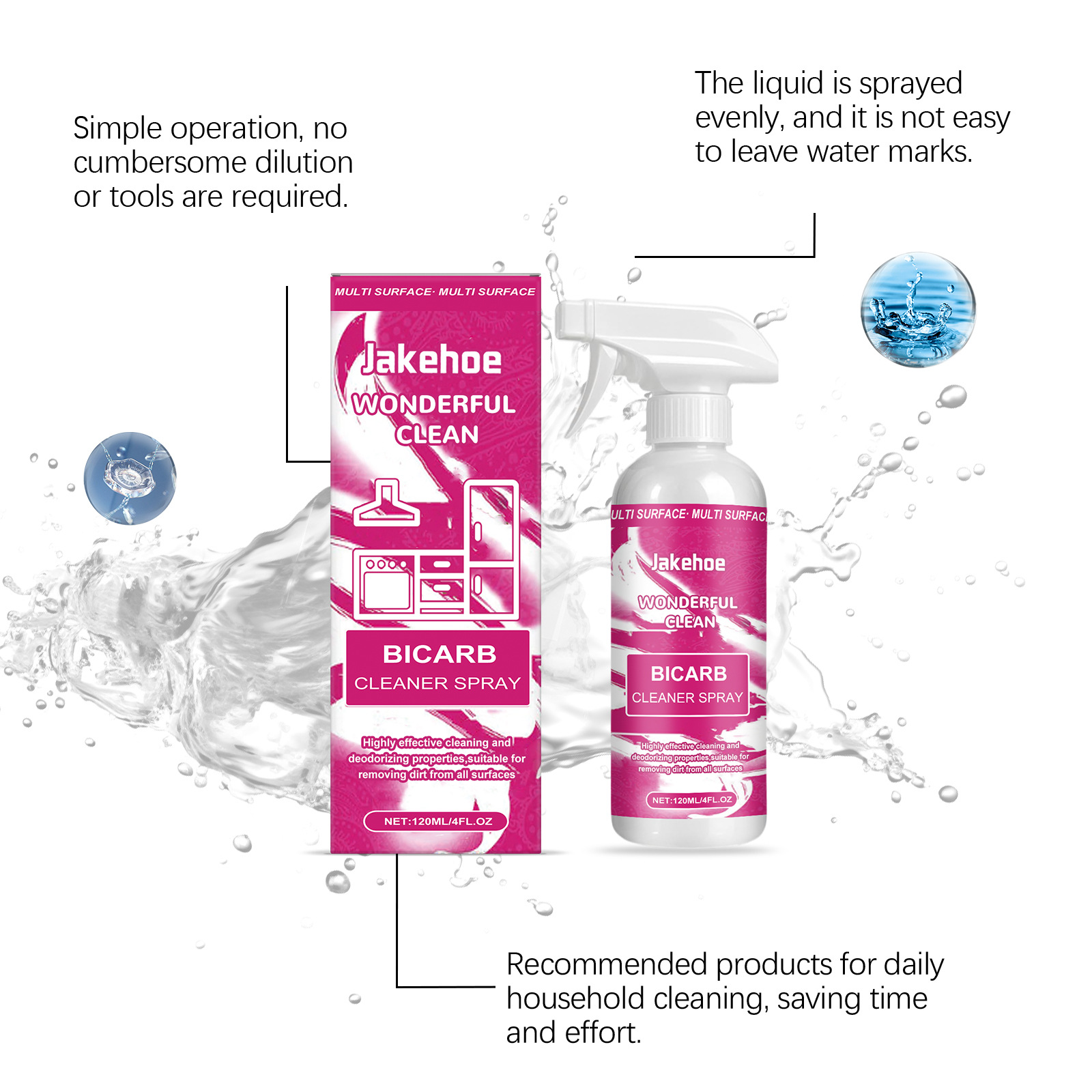 Spray de limpieza de refrescos - Kitchen Cleaner With Baking Soda reseña y precio