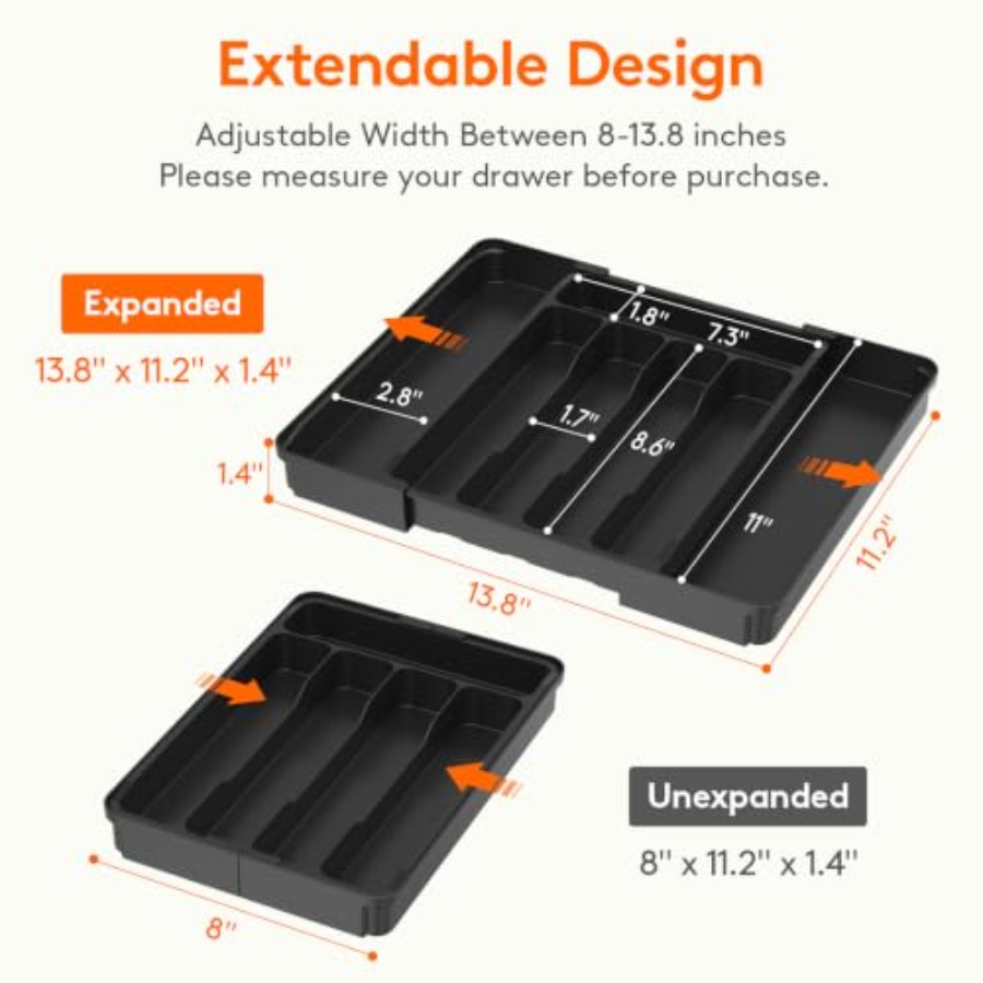 Organizador de Cubiertos Expan - Kitchen Utensils reseña y precio