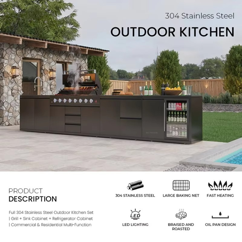 Estación de Cocina Exterior pa - Kitchen With Baking Station reseña y precio