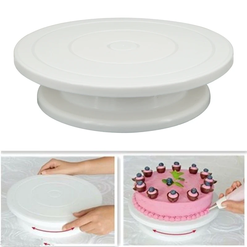 Soporte giratorio para pastel, - Kitchen Baking Table reseña y precio