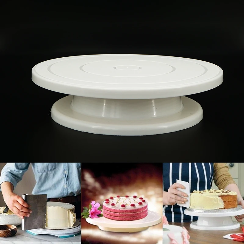 Soporte giratorio para pastel, - Kitchen Baking Table reseña y precio