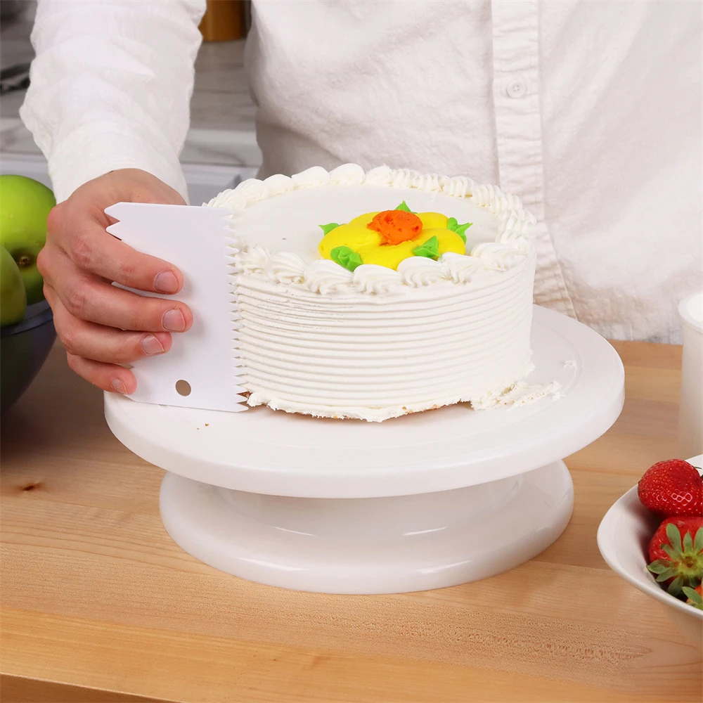 Soporte giratorio para pastel, - Kitchen Baking Table reseña y precio