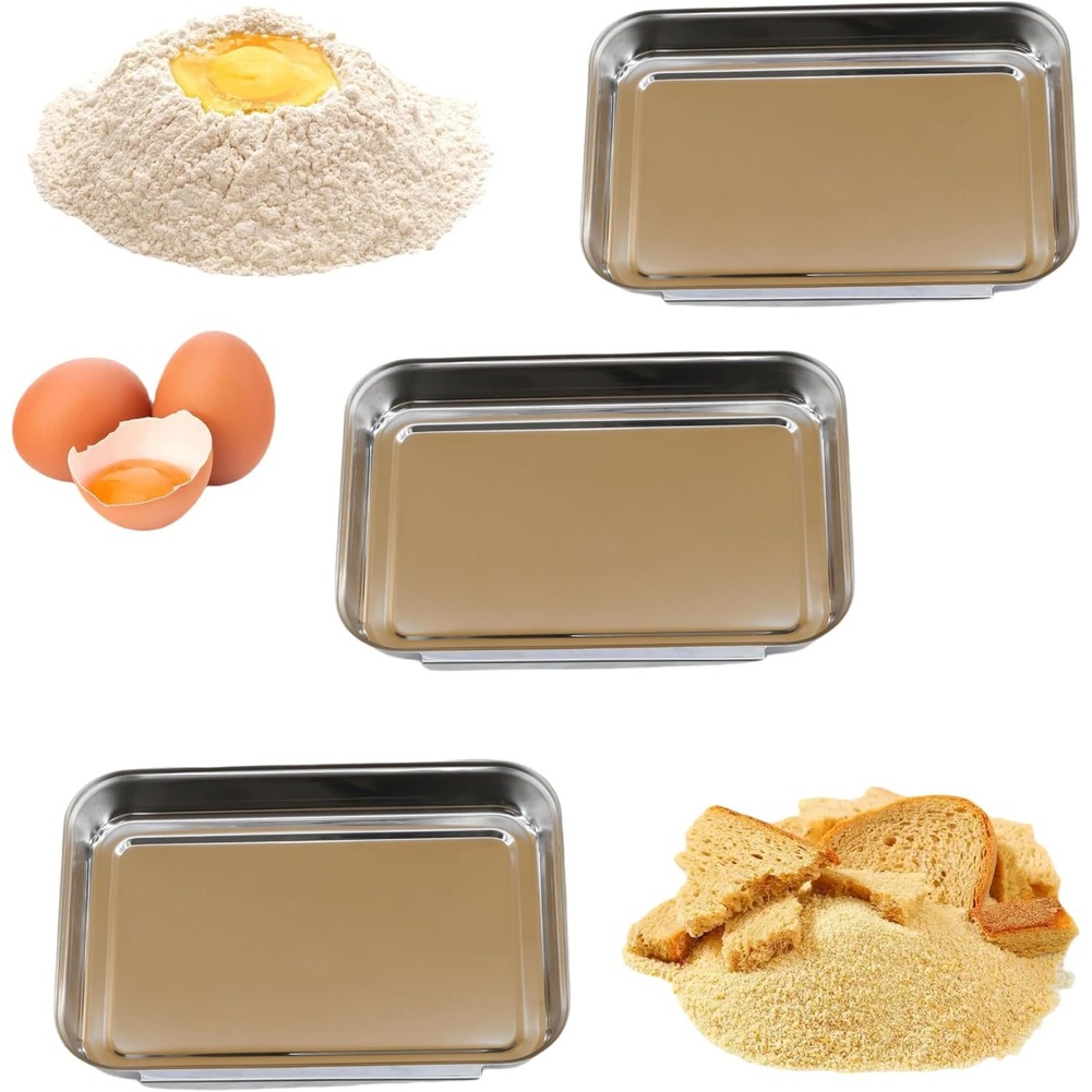 Juego de 3 bandejas cuadradas  - Kitchen With Baking Station reseña y precio