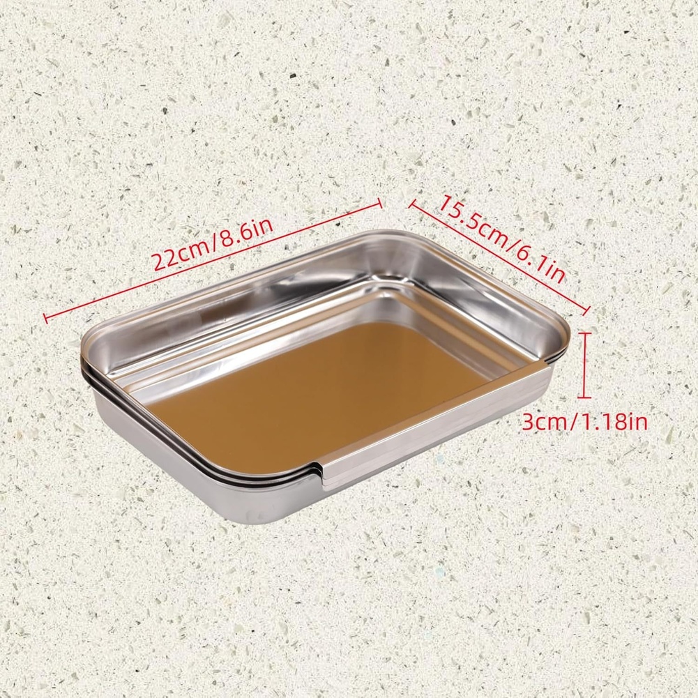 Juego de 3 bandejas cuadradas  - Kitchen With Baking Station reseña y precio